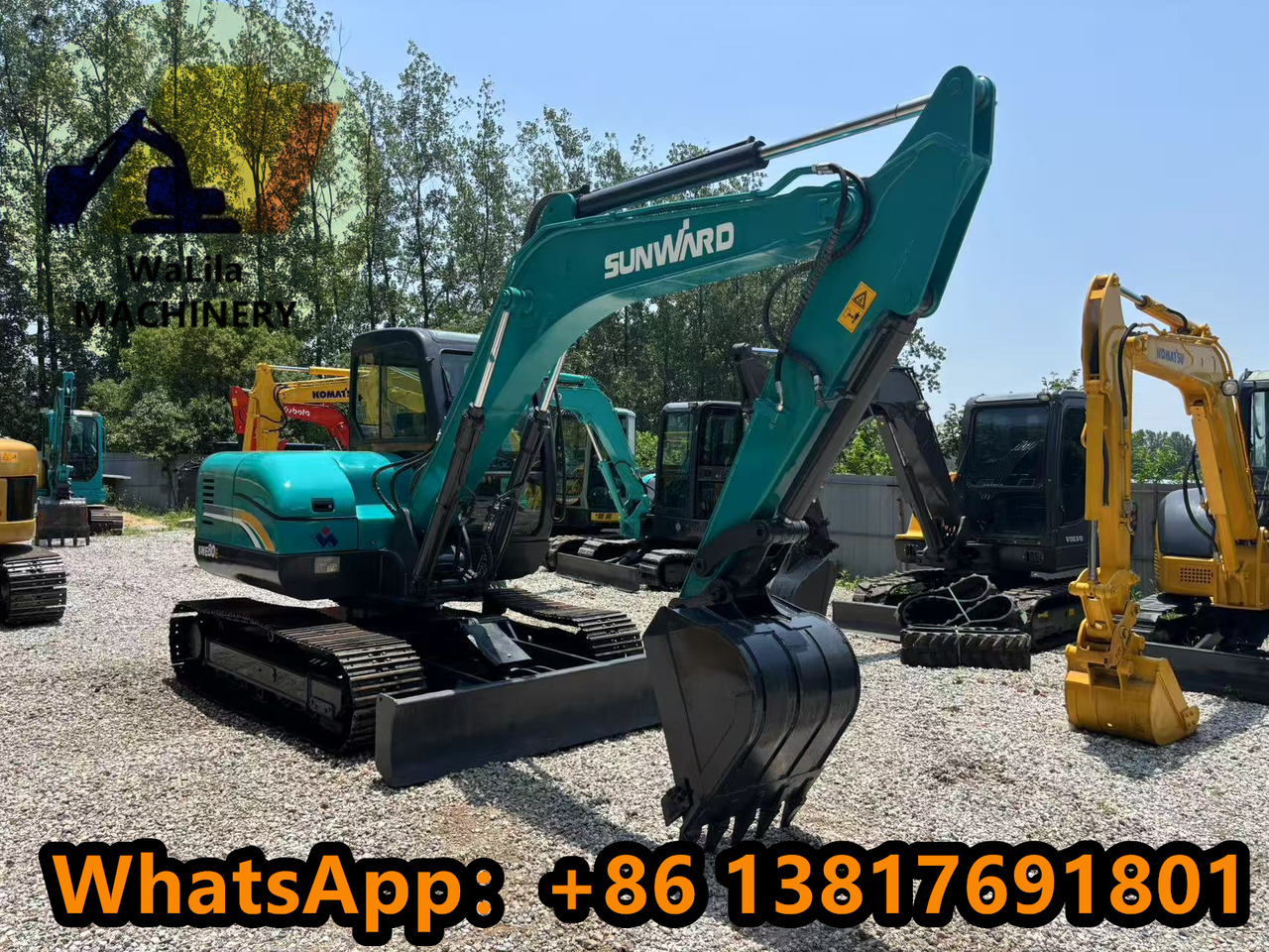 SUNWARD SWE 80 - Mini excavator: picture 3 SUNWARD SWE 80 - Mini excavator: picture 3