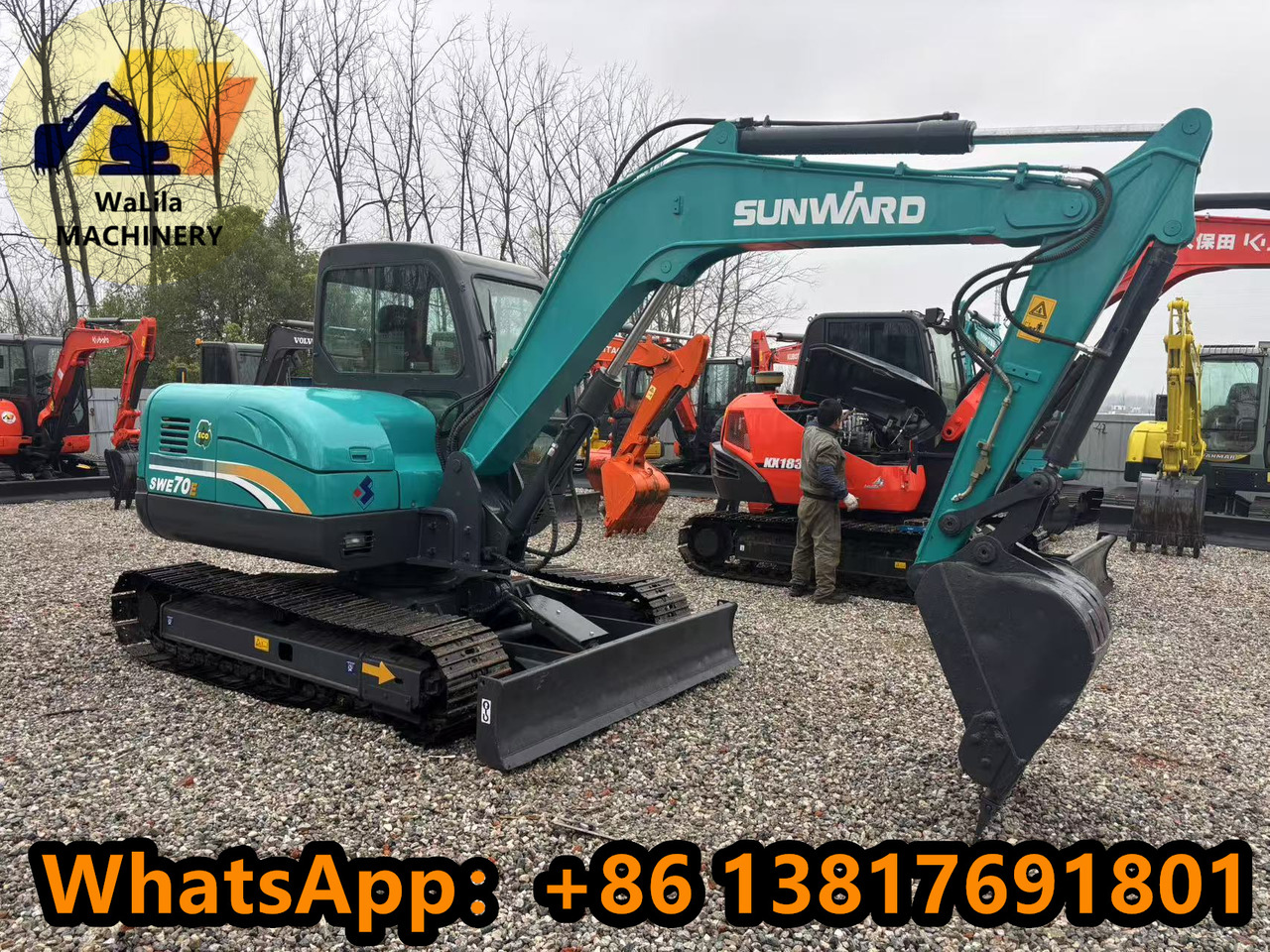SUNWARD SWE70 - Mini excavator: picture 5 SUNWARD SWE70 - Mini excavator: picture 5