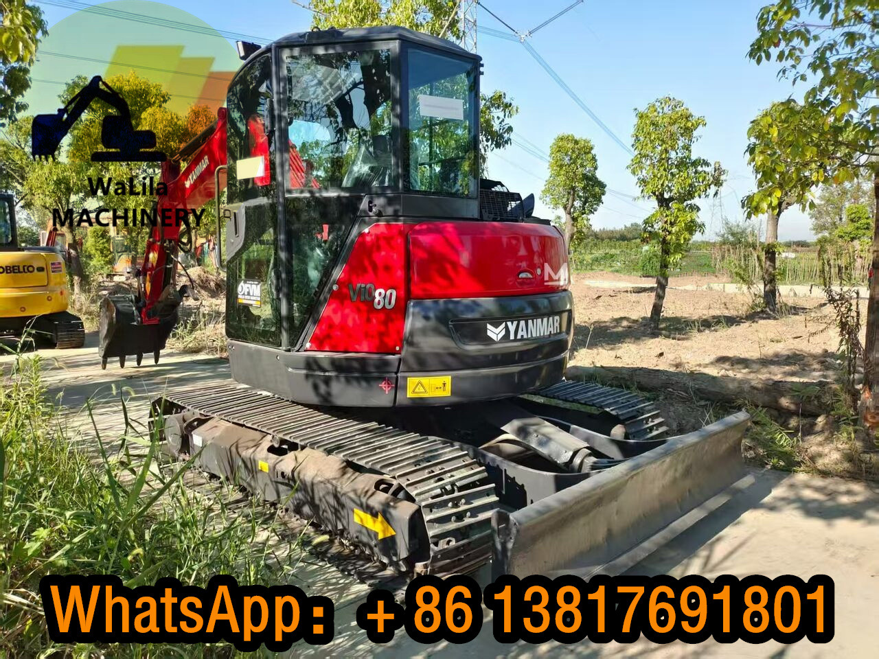 YANMAR VIO80 - Mini excavator: picture 2 YANMAR VIO80 - Mini excavator: picture 2