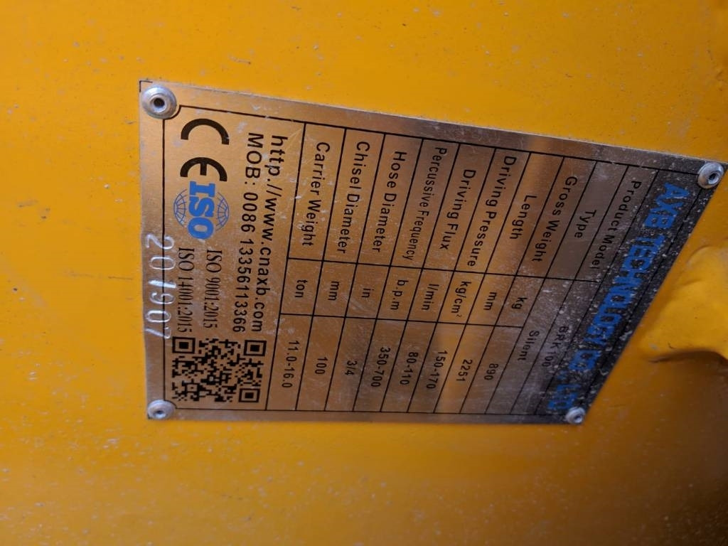 AXB BKR - Hydraulic hammer for Construction machinery: picture 2 AXB BKR - Hydraulic hammer for Construction machinery: picture 2