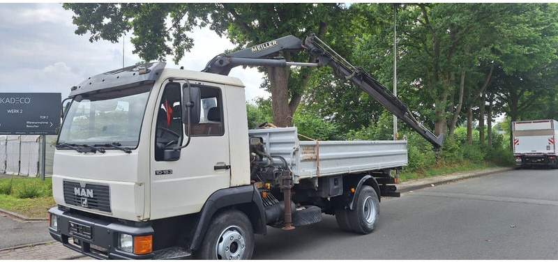 MAN 10.163 Kipper mit Kran+Greifer - Tipper: picture 1 MAN 10.163 Kipper mit Kran+Greifer - Tipper: picture 1