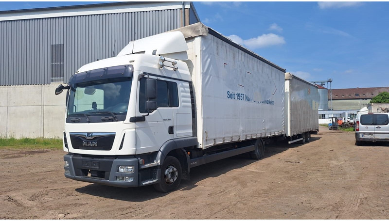 MAN TGL 8.250 Jumbo mit Anh - Curtainsider truck: picture 1 MAN TGL 8.250 Jumbo mit Anh - Curtainsider truck: picture 1