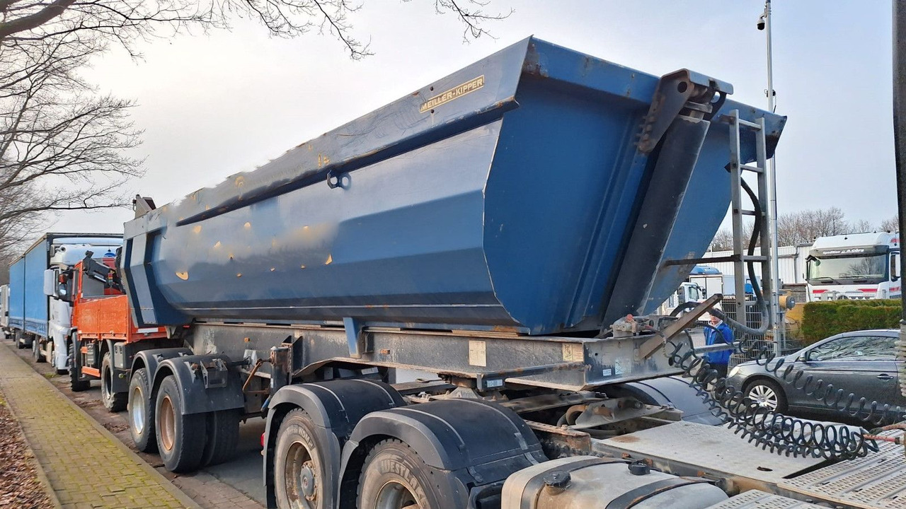 Meiller TR 2 Kippmulde 24 Kubik Stahl Zwillingsbereiffu - Tipper semi-trailer: picture 2 Meiller TR 2 Kippmulde 24 Kubik Stahl Zwillingsbereiffu - Tipper semi-trailer: picture 2