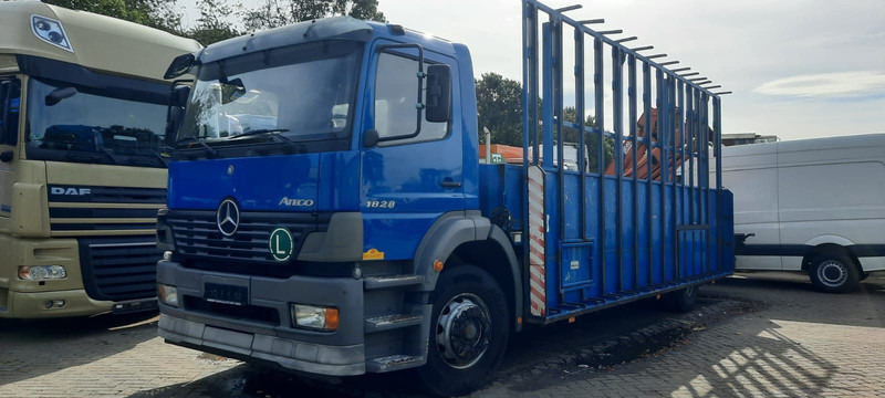 Mercedes-Benz 1828 Pritsche+Glastransport - Dropside/ Flatbed truck, Crane truck: picture 2 Mercedes-Benz 1828 Pritsche+Glastransport - Dropside/ Flatbed truck, Crane truck: picture 2