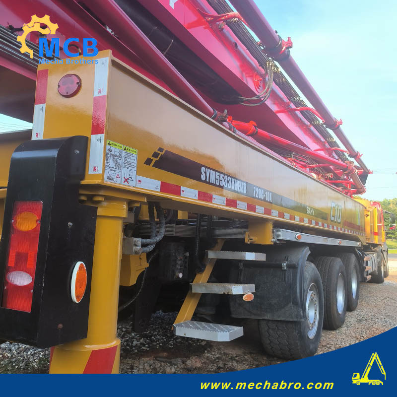 SANY SYM5533THB - Concrete pump truck: picture 4 SANY SYM5533THB - Concrete pump truck: picture 4
