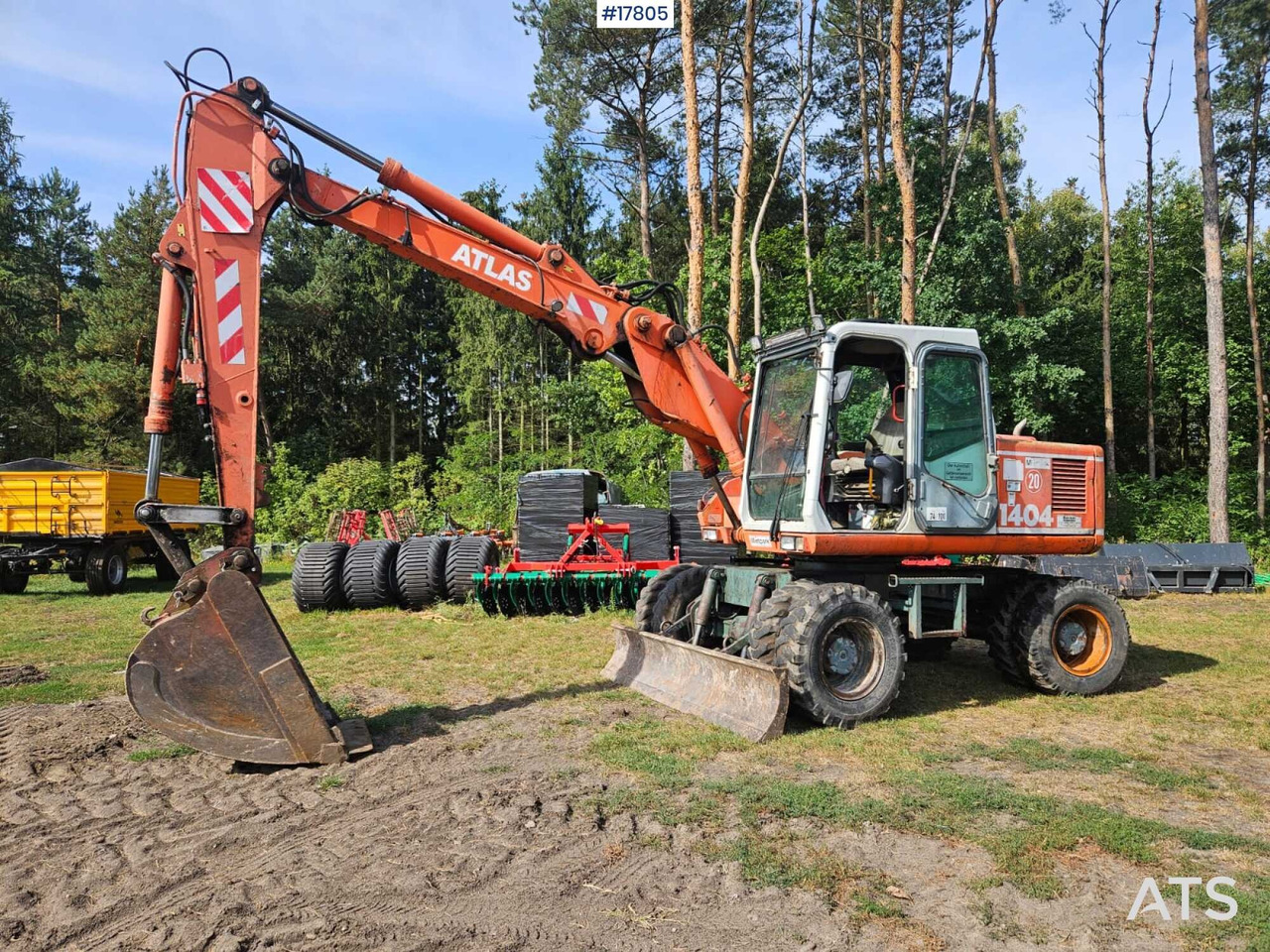 1995 Atlas 1404 - Wheel excavator: picture 1 1995 Atlas 1404 - Wheel excavator: picture 1