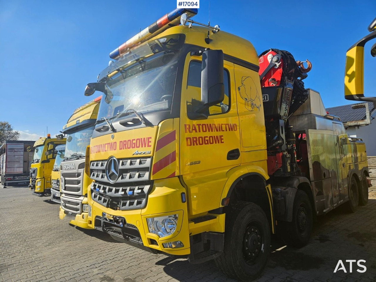 Specjalistyczny pojazd ratunkowy Mercedes Benz Arocs 4853 8x8 (2021) - Tow truck: picture 2 Specjalistyczny pojazd ratunkowy Mercedes Benz Arocs 4853 8x8 (2021) - Tow truck: picture 2