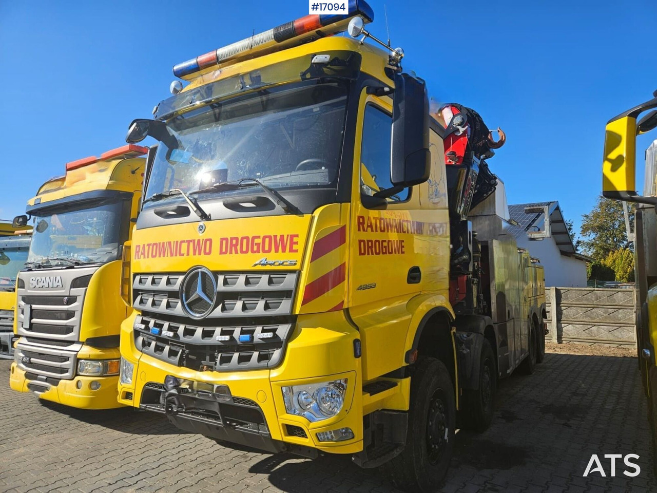Specjalistyczny pojazd ratunkowy Mercedes Benz Arocs 4853 8x8 (2021) - Tow truck: picture 5 Specjalistyczny pojazd ratunkowy Mercedes Benz Arocs 4853 8x8 (2021) - Tow truck: picture 5