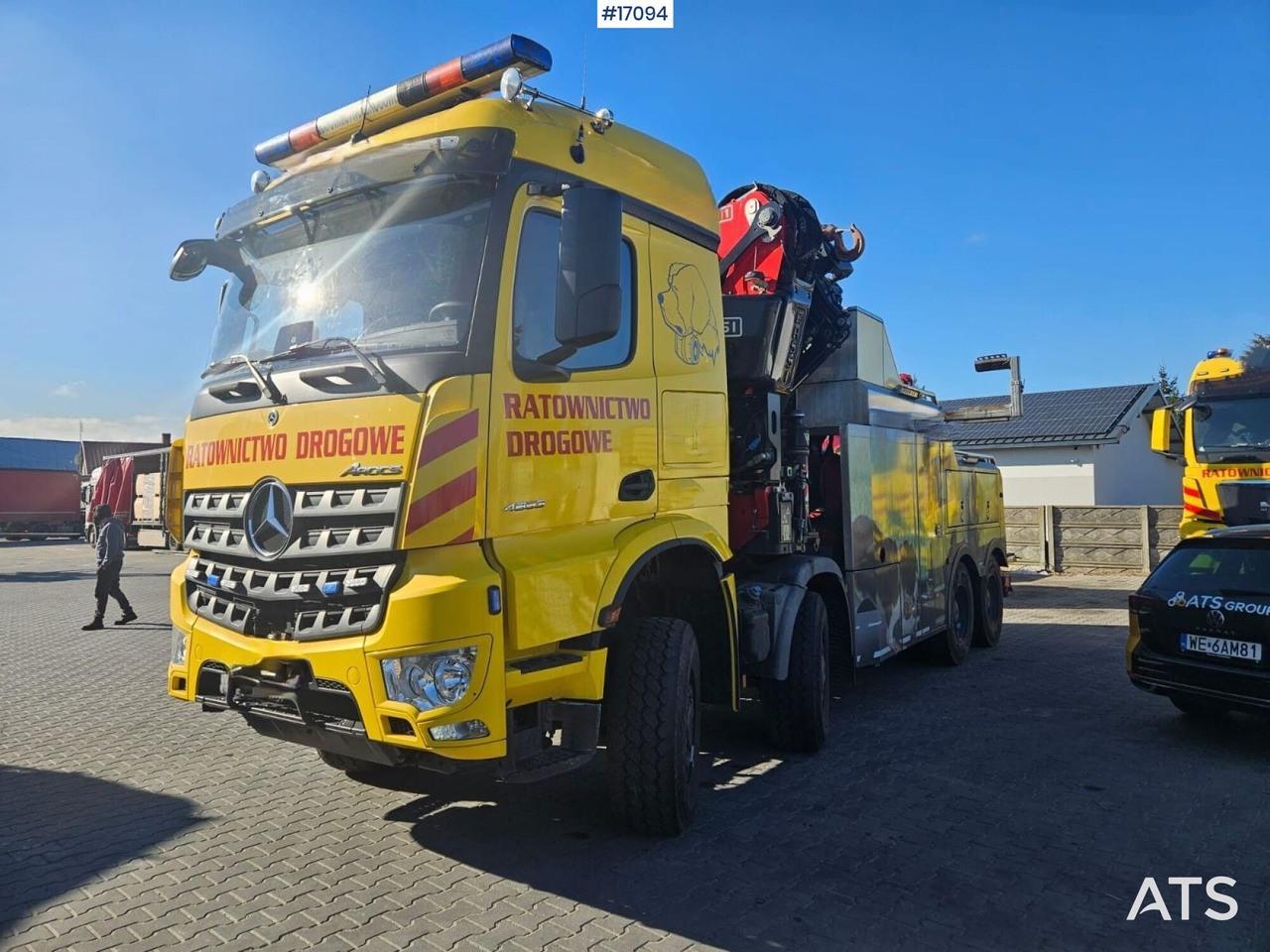 Specjalistyczny pojazd ratunkowy Mercedes Benz Arocs 4853 8x8 (2021) - Tow truck: picture 1 Specjalistyczny pojazd ratunkowy Mercedes Benz Arocs 4853 8x8 (2021) - Tow truck: picture 1