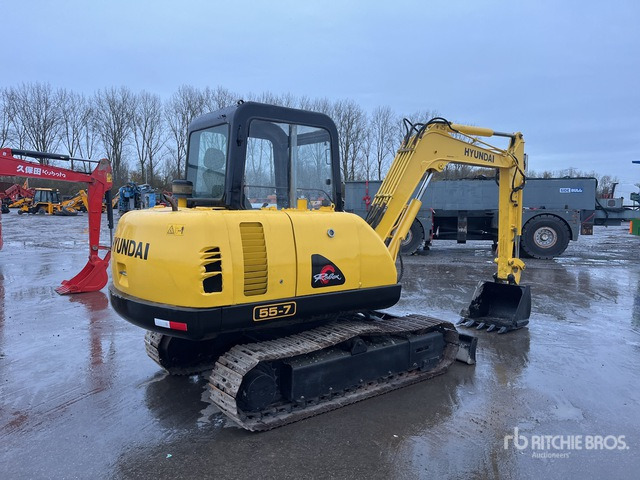 2012 Hyundai R55-7 Mini Excavator: <6.6t - Mini excavator: picture 5 2012 Hyundai R55-7 Mini Excavator: <6.6t - Mini excavator: picture 5