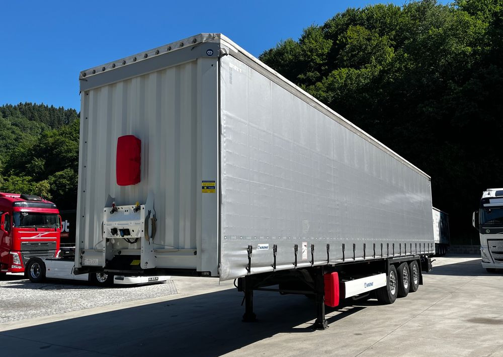 Curtainsider semi-trailer Krone Firanka Coilmulde // 9m // Alu Drzwi // Ażury // Oś podnoszona  //: picture 6