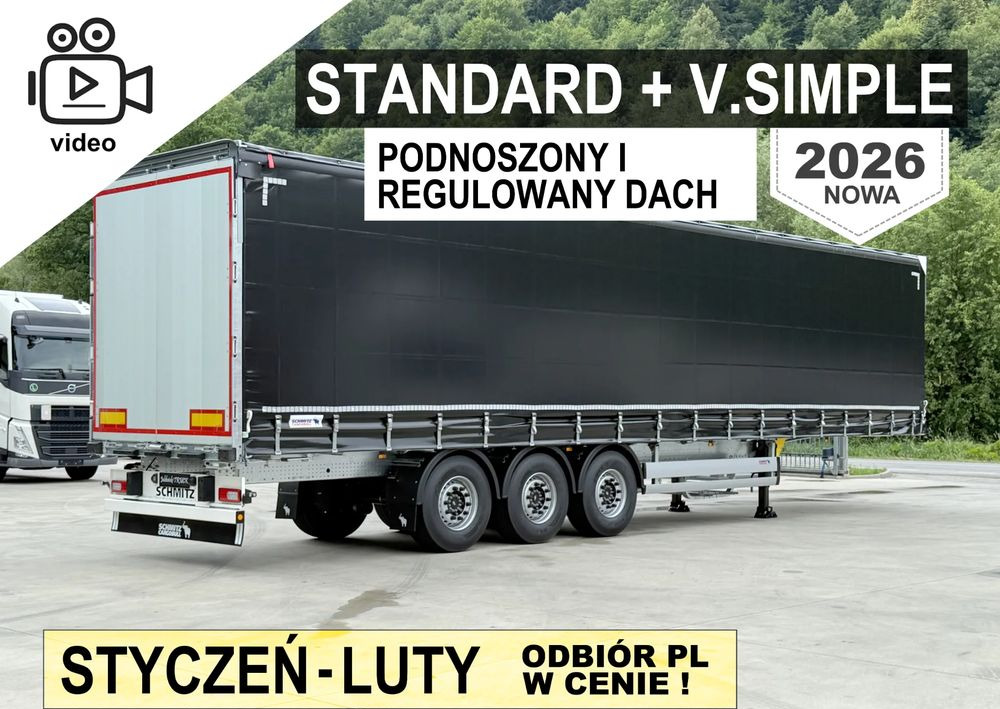 Schmitz Cargobull STANDARD + DACH VARIOS SIMPLE - Curtainsider semi-trailer: picture 1 Schmitz Cargobull STANDARD + DACH VARIOS SIMPLE - Curtainsider semi-trailer: picture 1
