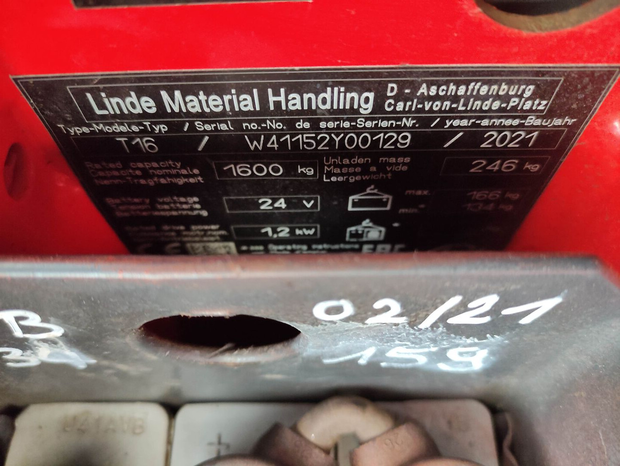 Linde T16-1152 - Pallet truck: picture 5 Linde T16-1152 - Pallet truck: picture 5