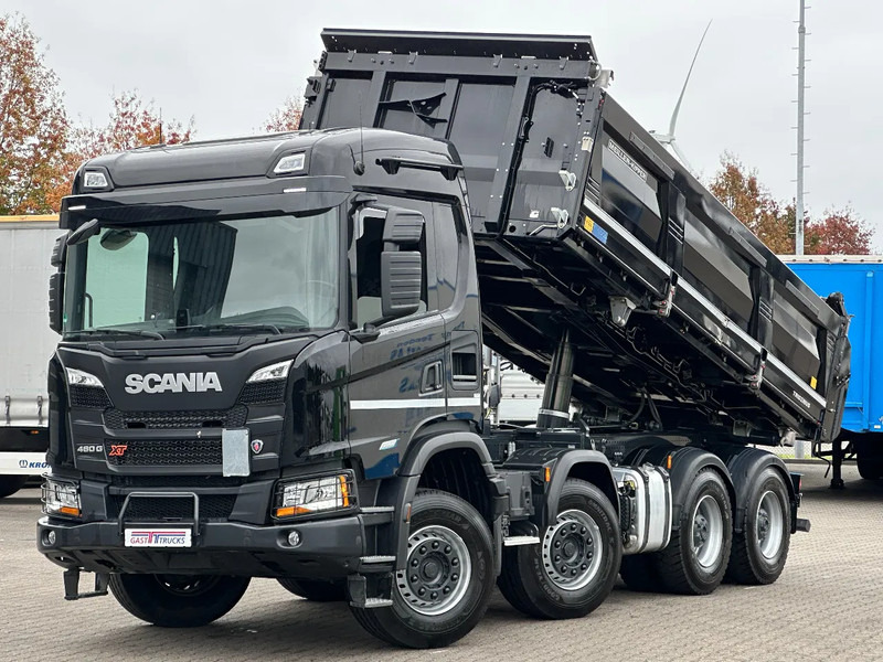 Scania G460 XT Super 8x4 Meiller 3 Side Tipper / Damage / Retarder / Bordmatic - Tipper: picture 1 Scania G460 XT Super 8x4 Meiller 3 Side Tipper / Damage / Retarder / Bordmatic - Tipper: picture 1