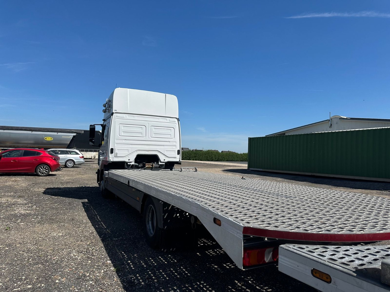Autotransporter truck Mercedes-Benz Atego 1024 Flachzug 2-Bett Winde VDI2700: picture 6