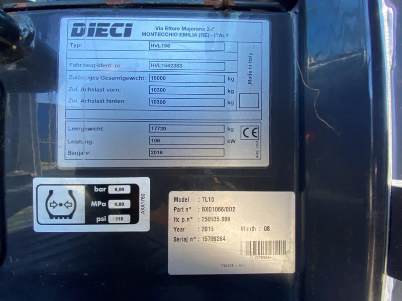 Telescopic handler Dieci 40.25 roto full option NVT: picture 12