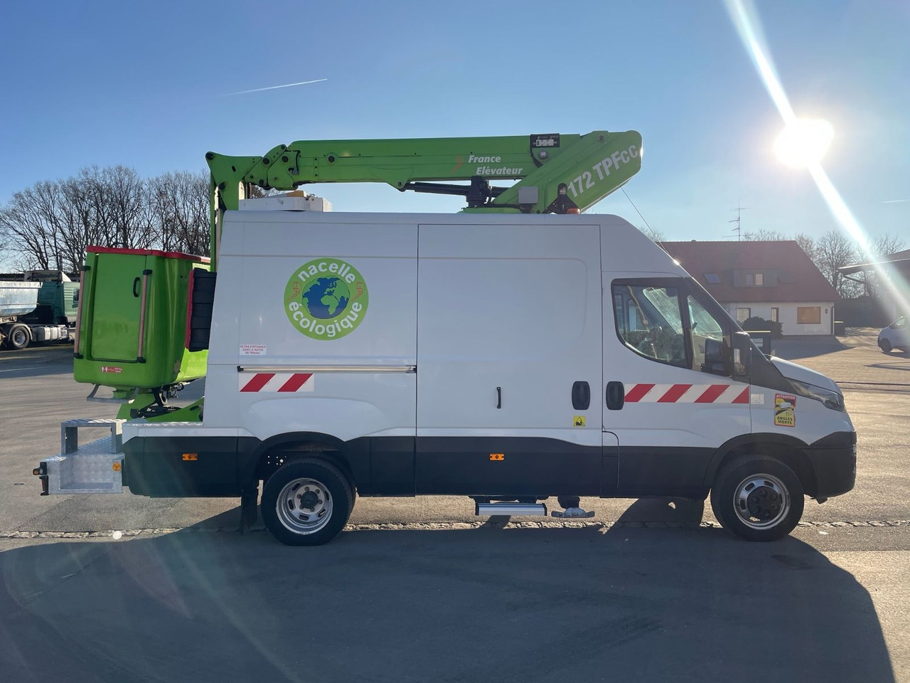 Truck mounted aerial platform Iveco Daily 50C18 Hubsteiger/FRANCE-ELEVATEUR/17m/968h: picture 8