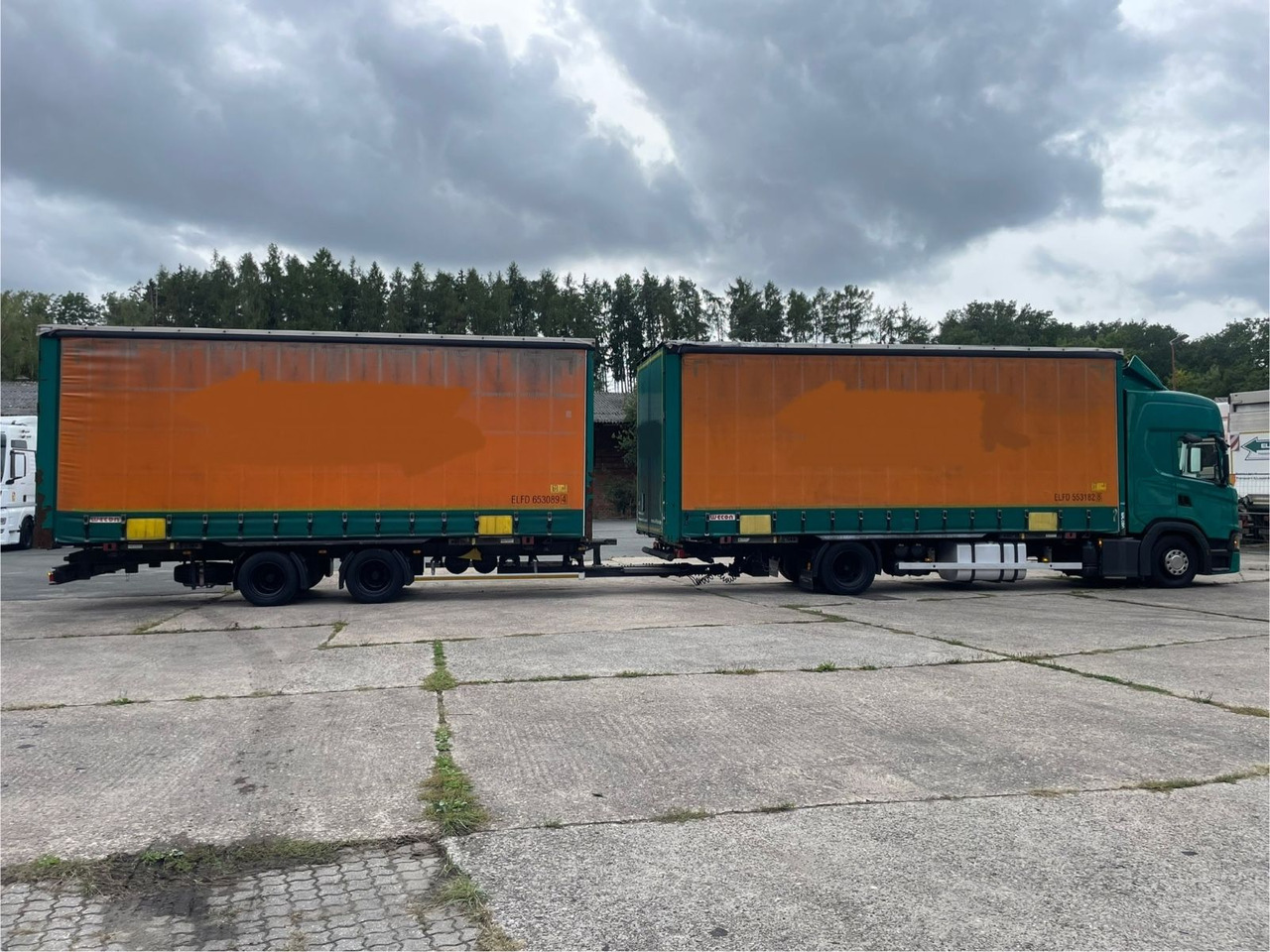 Curtainsider truck Scania G450 Pritsche+Plane/ANHÄNGER/KOTSCHENREUTHER: picture 9