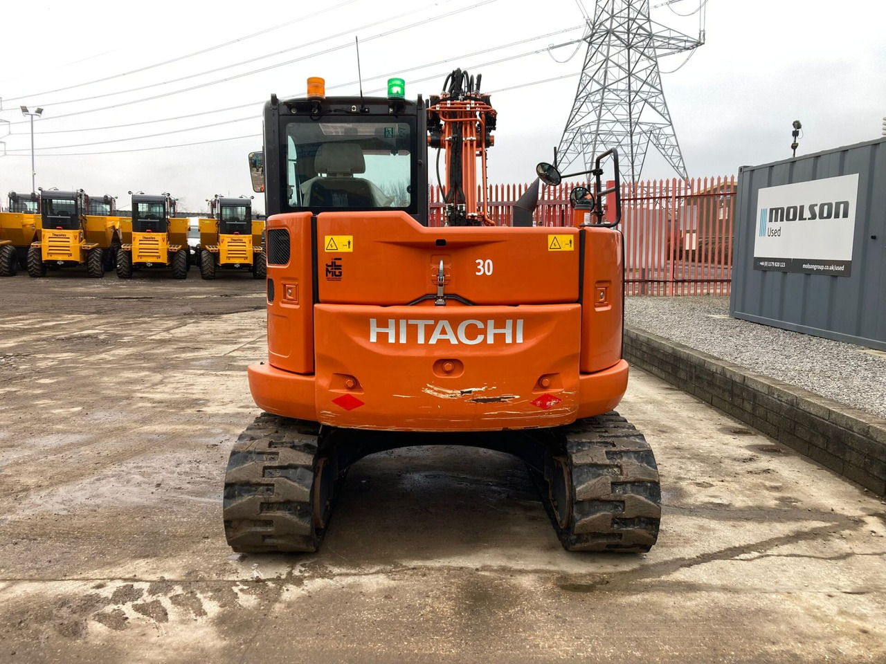 Hitachi ZX85USBR-6 2PB - Mini excavator: picture 4 Hitachi ZX85USBR-6 2PB - Mini excavator: picture 4