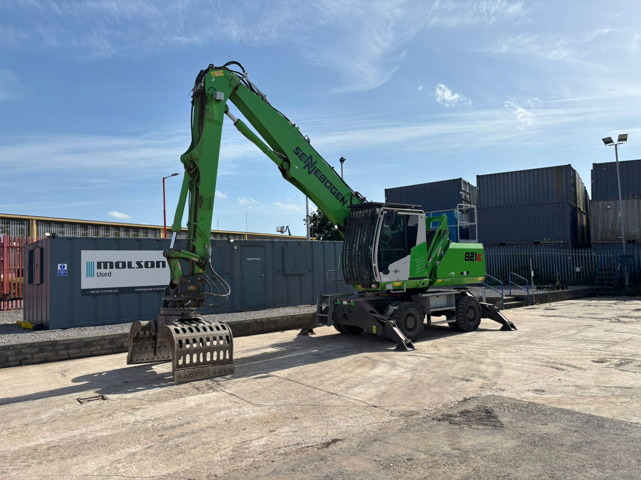 Sennebogen 821E - Waste/ Industry handler: picture 1 Sennebogen 821E - Waste/ Industry handler: picture 1