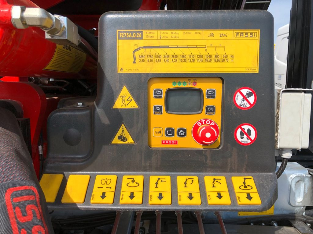 New Hook lift truck, Crane truck MAN TGS 35.480 HYVA 26-60-SKZ mit FASSI F275: picture 11