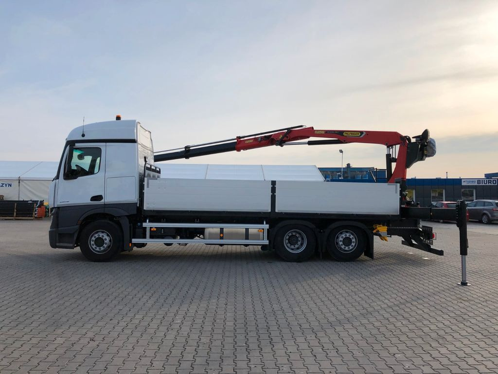 New Dropside/ Flatbed truck, Crane truck Mercedes-Benz ACTROS F 2646 PALFINGER PK 20.501 L: picture 8