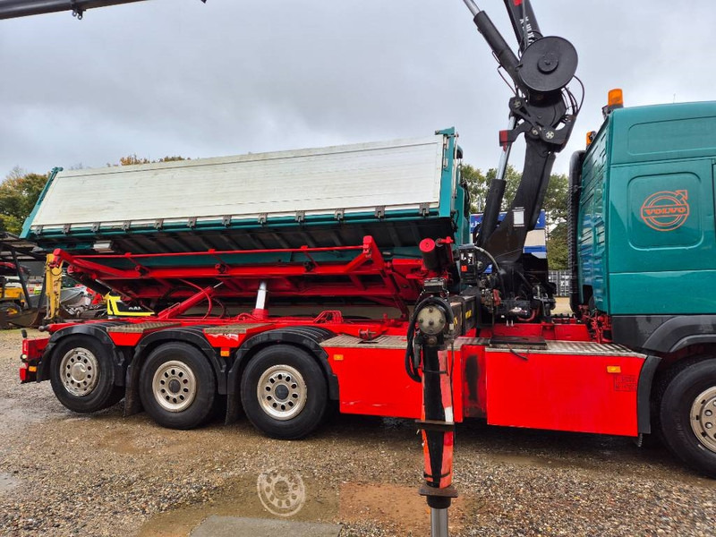 Crane truck Volvo FMX 500 8x4 // HIAB X-HIPRO 262 EP-5 // 3-Tipper: picture 9