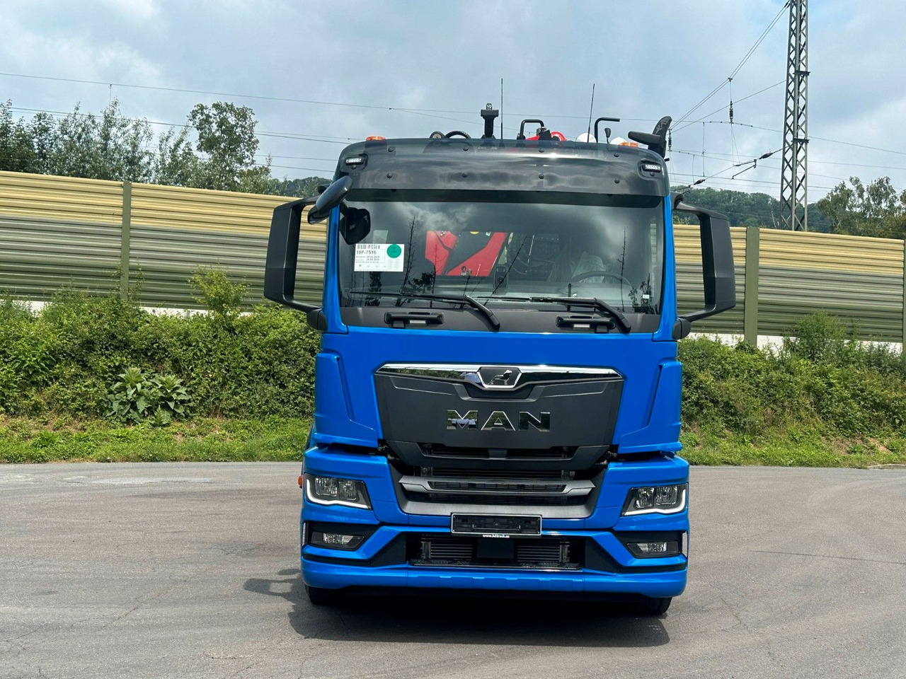 Hook lift truck, Crane truck MAN TGS 26.480 6x2 Abrollkipper + Kran EPSILON: picture 10