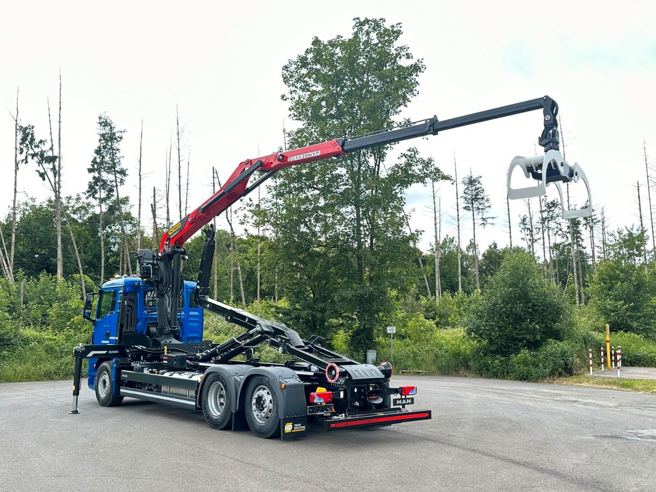 Hook lift truck, Crane truck MAN TGS 26.480 6x2 Abrollkipper + Kran EPSILON: picture 13