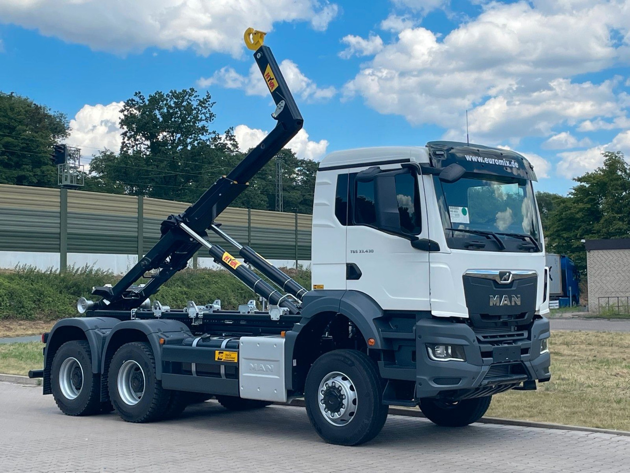 Hook lift truck, Crane truck MAN TGS 33.440 6x6 Euro6e  Hyva - Hiab MultiLift: picture 9