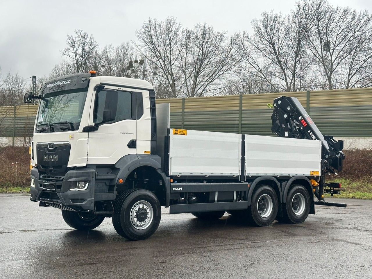 MAN TGS 33.440 6x6 Kran HIAB X-HiPro 302 E 6 - Dropside/ Flatbed truck, Crane truck: picture 3 MAN TGS 33.440 6x6 Kran HIAB X-HiPro 302 E 6 - Dropside/ Flatbed truck, Crane truck: picture 3