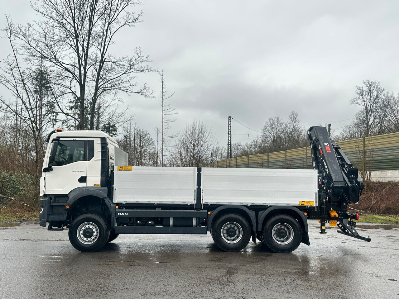MAN TGS 33.440 6x6 Kran HIAB X-HiPro 302 E 6 - Dropside/ Flatbed truck, Crane truck: picture 4 MAN TGS 33.440 6x6 Kran HIAB X-HiPro 302 E 6 - Dropside/ Flatbed truck, Crane truck: picture 4