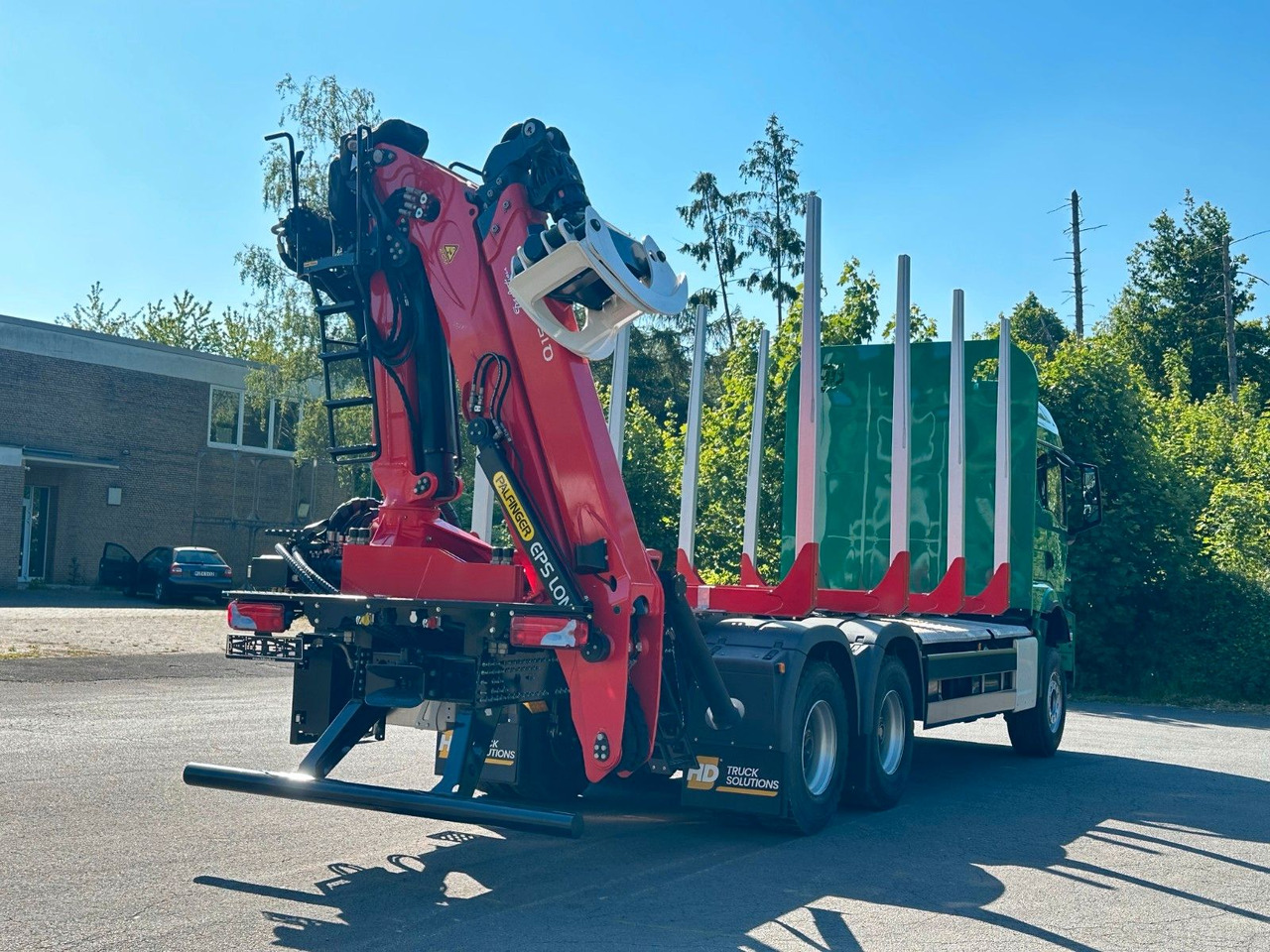 Log truck, Crane truck MAN TGS 33.510 6X4 BB Euro6e  EPSILON 150Z: picture 6