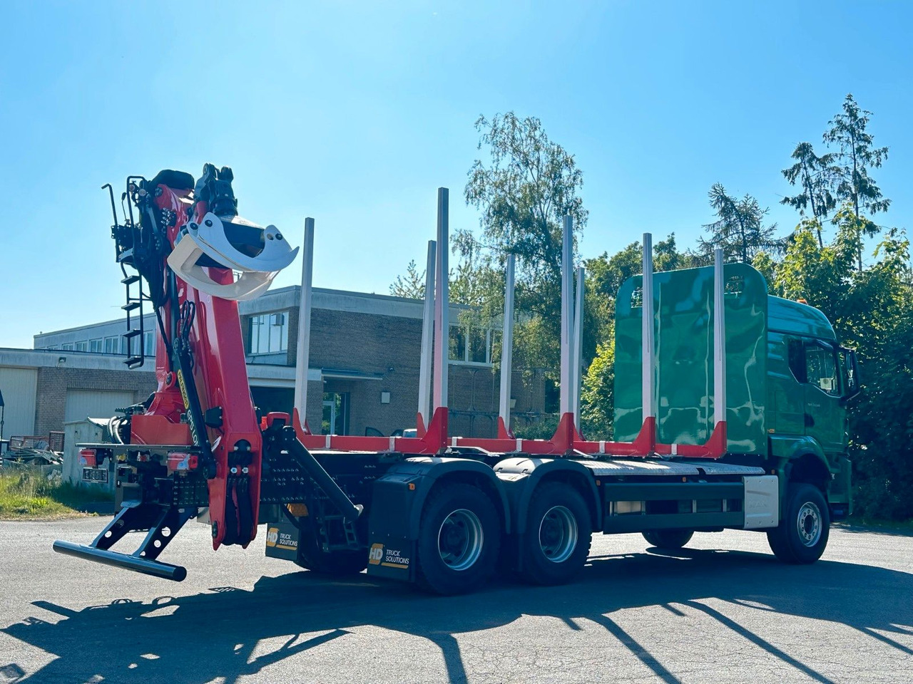 Log truck, Crane truck MAN TGS 33.510 6X4 BB Euro6e  EPSILON 150Z: picture 7