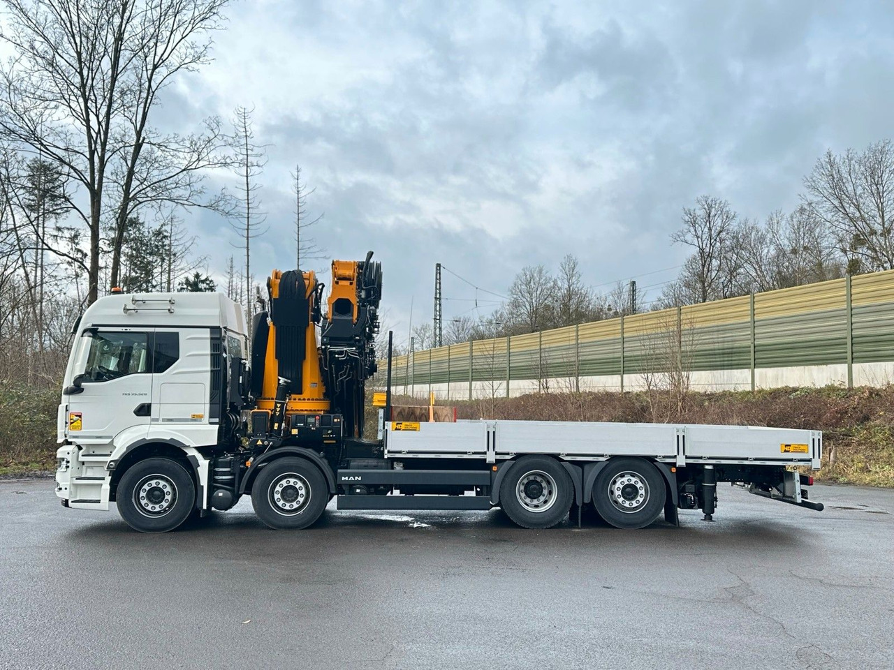 MAN TGS 35.520 8X2 Hiab EFFER 955-8s +Jib 6s - Dropside/ Flatbed truck, Crane truck: picture 5 MAN TGS 35.520 8X2 Hiab EFFER 955-8s +Jib 6s - Dropside/ Flatbed truck, Crane truck: picture 5