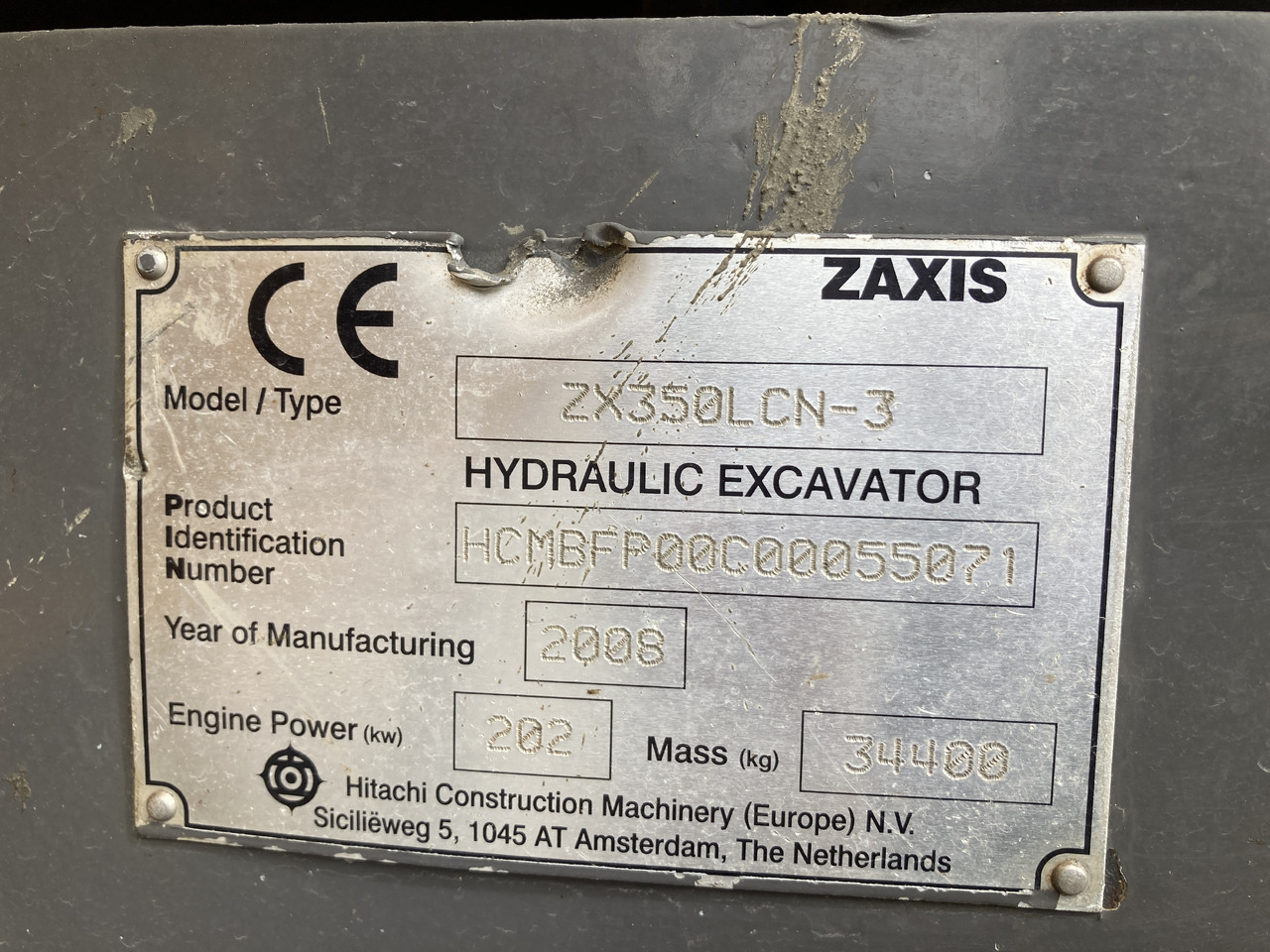 PELLE HITACHI ZX350 NCL-3 - Crawler excavator: picture 1 PELLE HITACHI ZX350 NCL-3 - Crawler excavator: picture 1