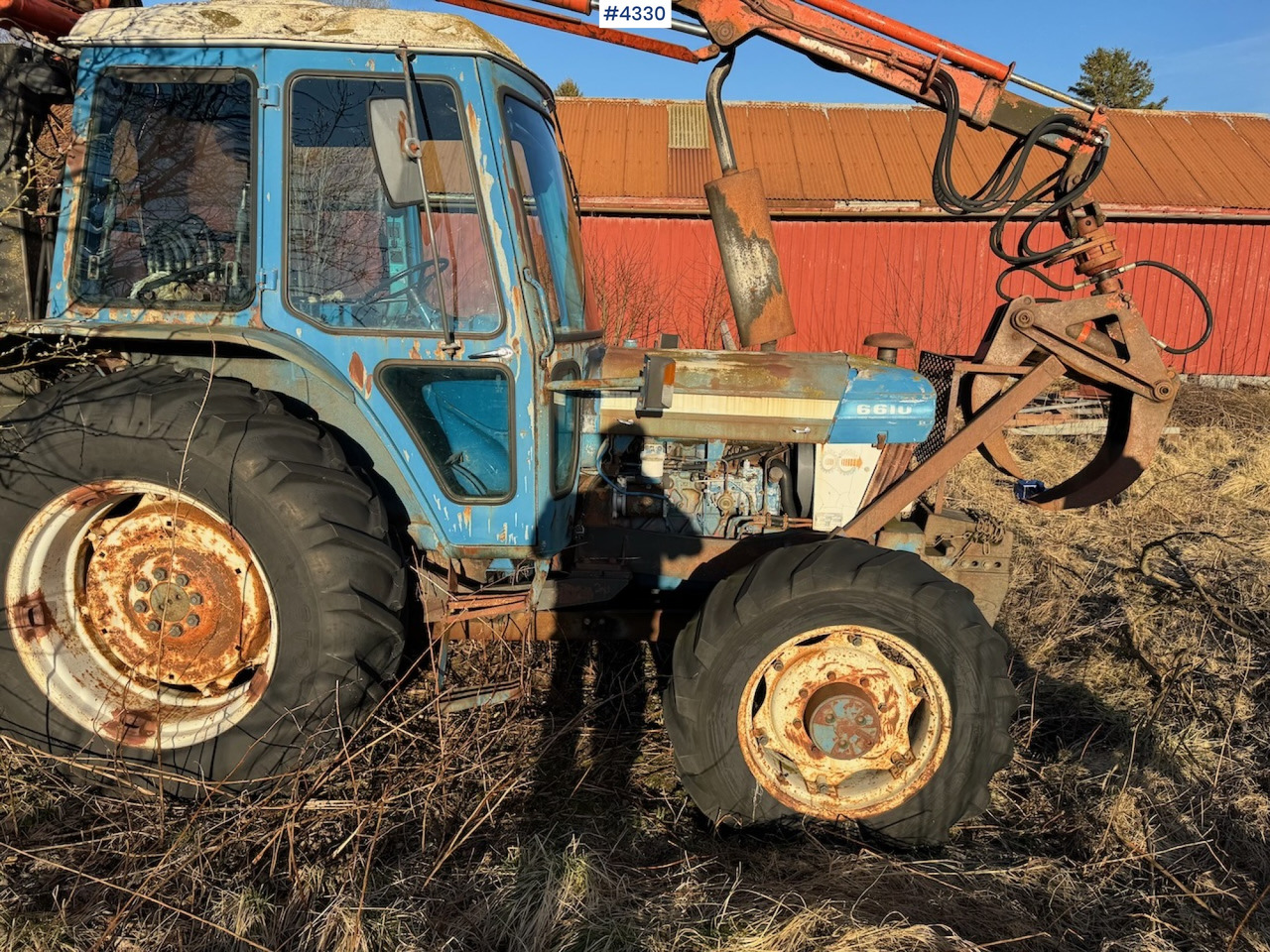 1981 Ford 6610 m/ FMV tømmerkran og tvillinghjul - Farm tractor: picture 4 1981 Ford 6610 m/ FMV tømmerkran og tvillinghjul - Farm tractor: picture 4