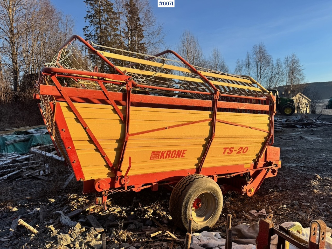 1989 Krone Unloader Trailer - Hay and forage equipment: picture 3 1989 Krone Unloader Trailer - Hay and forage equipment: picture 3