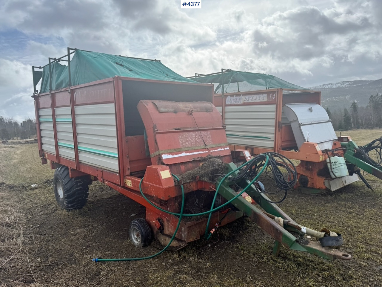 1990 Orkel Splitt 14 forage wagon - Hay and forage equipment: picture 3 1990 Orkel Splitt 14 forage wagon - Hay and forage equipment: picture 3