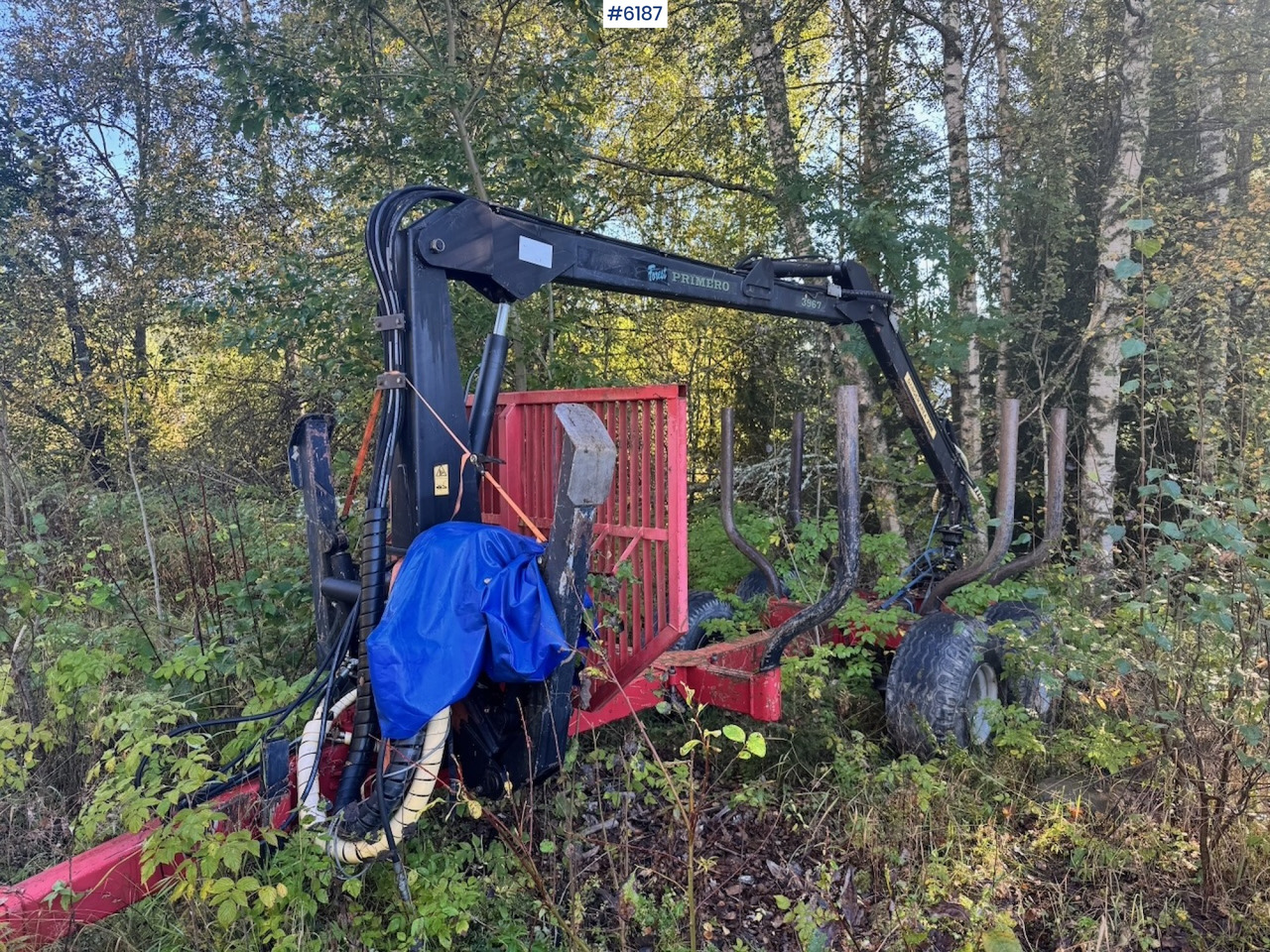 2008 Farmi Primero 3967 Timber trailer. - Log trailer: picture 1 2008 Farmi Primero 3967 Timber trailer. - Log trailer: picture 1