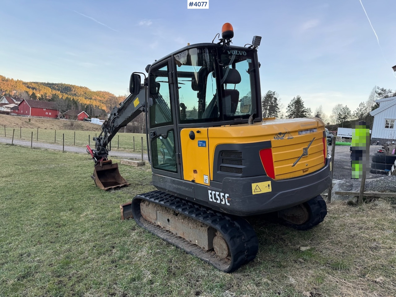 2013 Volvo EC 55 C w/rotor tilt, grapple and 3 buckets - Excavator: picture 3 2013 Volvo EC 55 C w/rotor tilt, grapple and 3 buckets - Excavator: picture 3