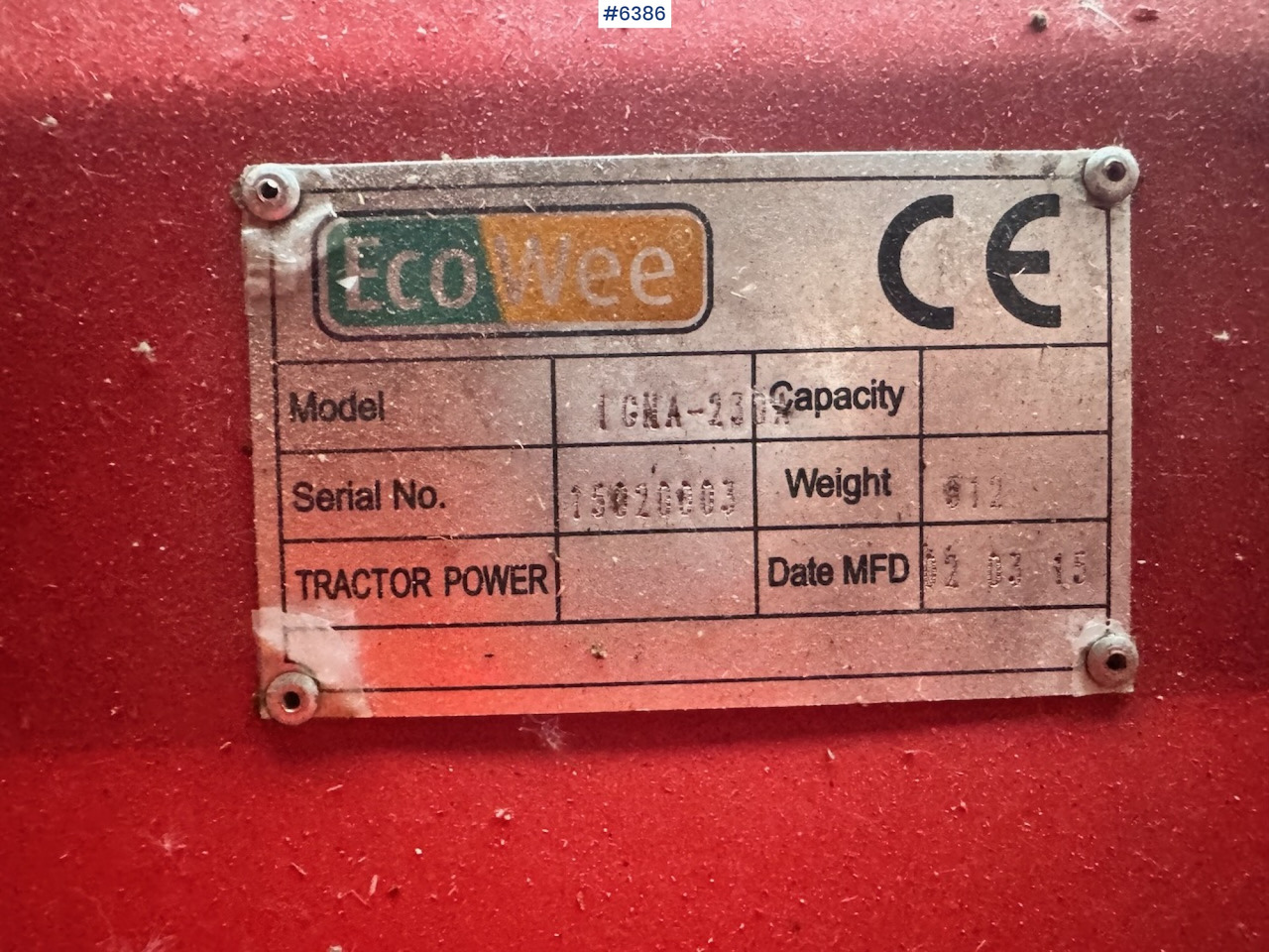 2015 EcoWee 230 Tiller - Soil tillage equipment: picture 5 2015 EcoWee 230 Tiller - Soil tillage equipment: picture 5