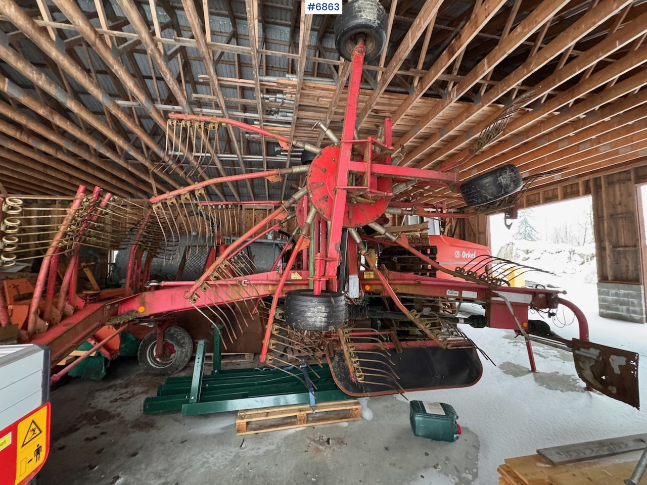 JF STOLL M800 Pro Collector Rake. - Hay and forage equipment: picture 2 JF STOLL M800 Pro Collector Rake. - Hay and forage equipment: picture 2