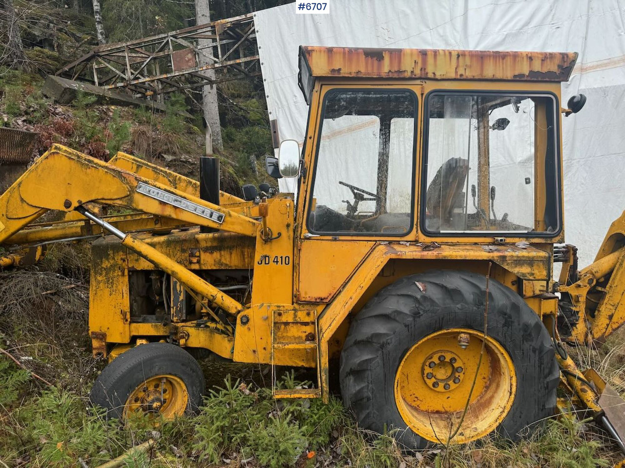 John Deere 410 Backhoe loader - Farm tractor: picture 3 John Deere 410 Backhoe loader - Farm tractor: picture 3
