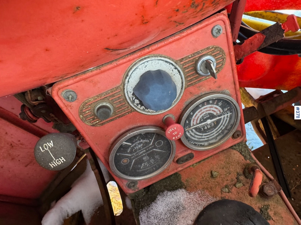 Farm tractor Nuffield 60 w/ Hymas Gravel Aggregate: picture 18