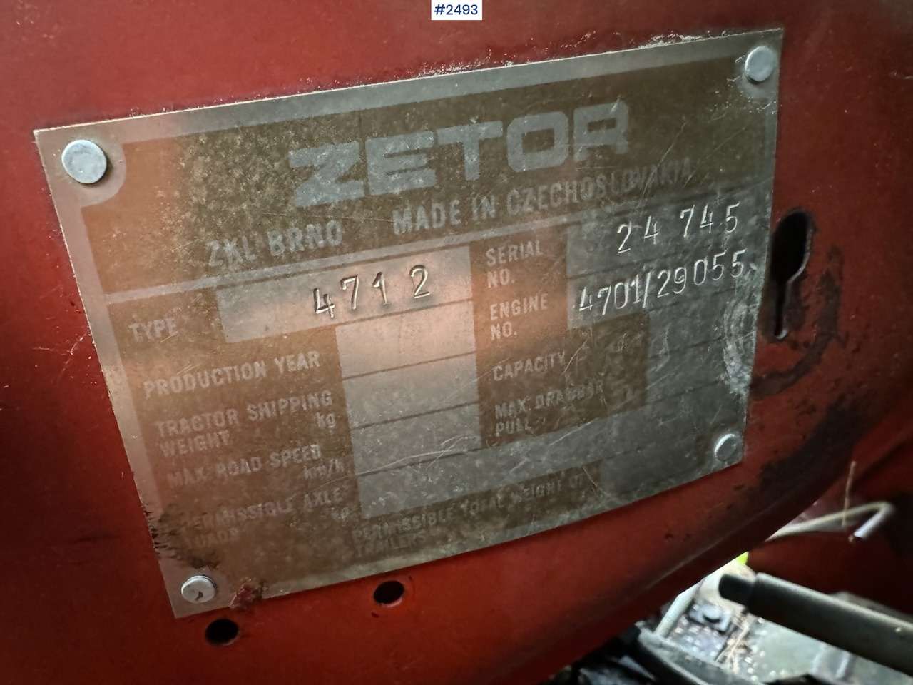 Farm tractor Zetor 4712: picture 20