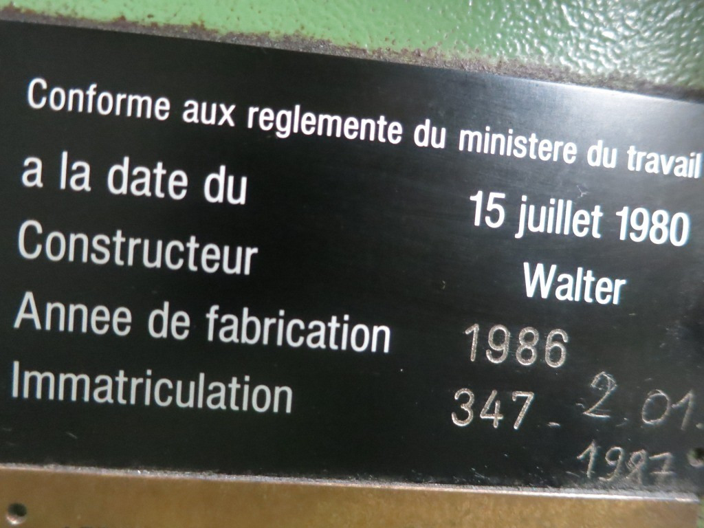 WALTER Heltronic 30 NC - Metalworking machinery: picture 3 WALTER Heltronic 30 NC - Metalworking machinery: picture 3