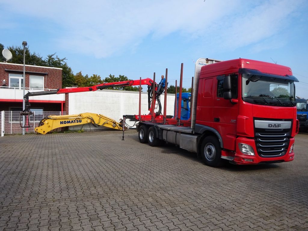 DAF XF 510 + EPSILON M120Z Holzheckladekran +Greifer - Log truck, Crane truck: picture 3 DAF XF 510 + EPSILON M120Z Holzheckladekran +Greifer - Log truck, Crane truck: picture 3
