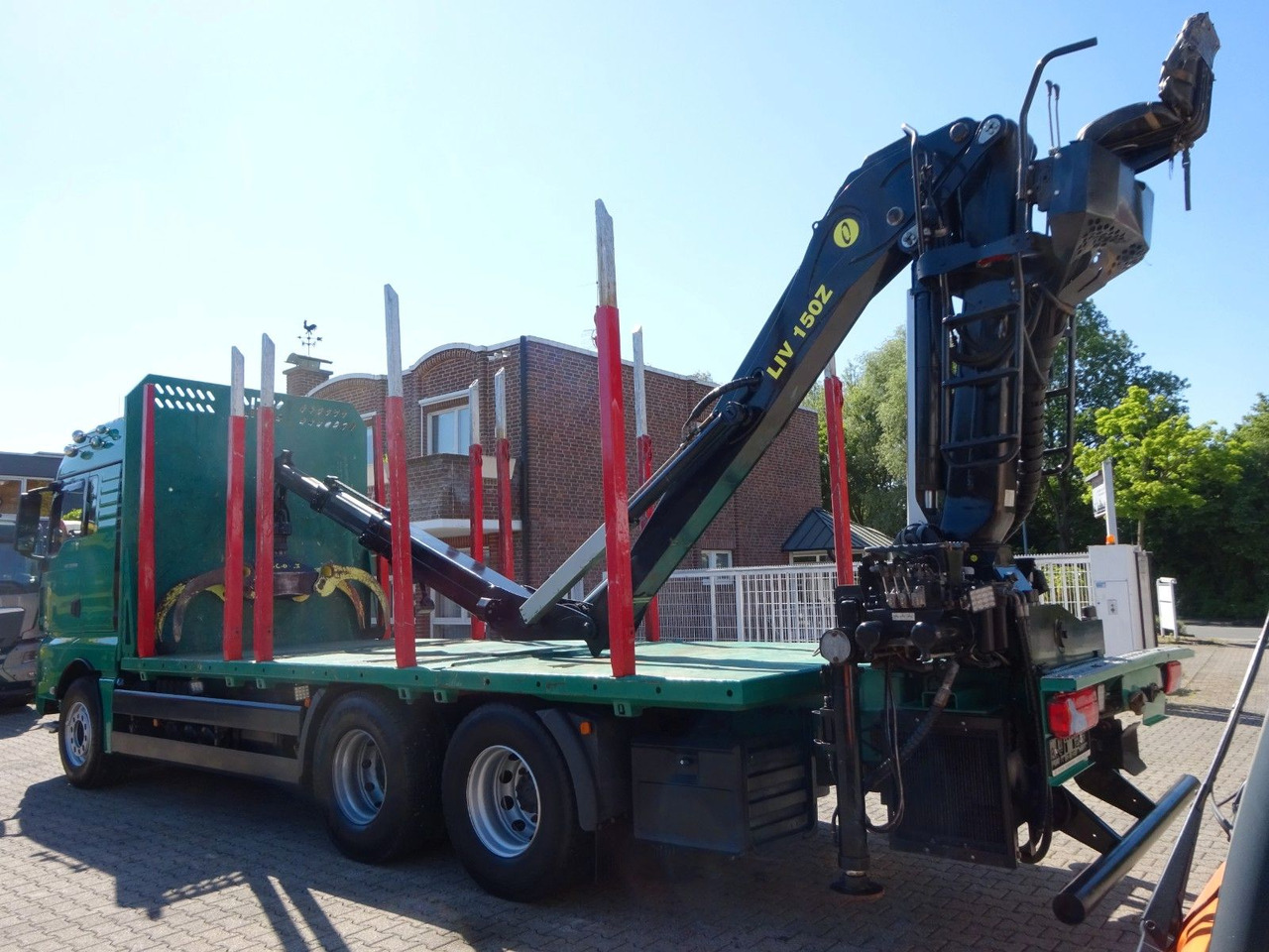 MAN 33.560 TGX mit TAJFUN L150Z Holzladekran 6x4 - Log truck, Crane truck: picture 4 MAN 33.560 TGX mit TAJFUN L150Z Holzladekran 6x4 - Log truck, Crane truck: picture 4