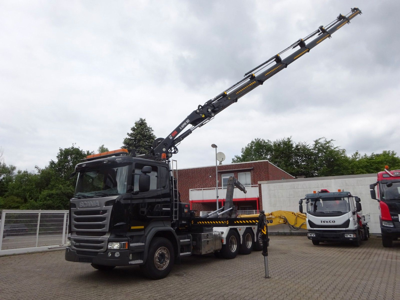 Scania R490 Abroller + HIAB 302E-6 Bj.2021 !Kran TRIDEM Scania R490 Abroller + HIAB 302E-6 Bj.2021 !Kran TRIDEM - Crane truck, Hook lift truck: picture 2 Scania R490 Abroller + HIAB 302E-6 Bj.2021 !Kran TRIDEM Scania R490 Abroller + HIAB 302E-6 Bj.2021 !Kran TRIDEM - Crane truck, Hook lift truck: picture 2